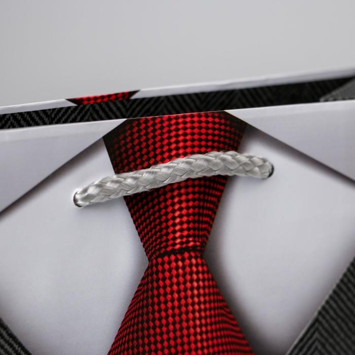 Пакет подарочный ламинированный, упаковка, &laquo;Джентльмен&raquo;, MS 18 х 23 х 8 см