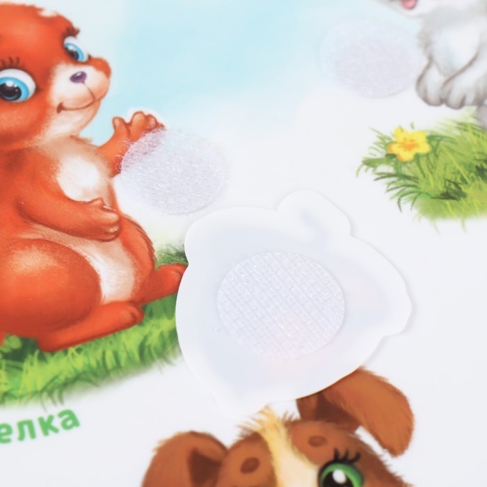 Игра на липучках, конструктор «Животные и еда», Весёлые липучки МИНИ, 8 деталей Игра на липучках, конструктор «Животные и еда», Весёлые липучки МИНИ, 8 деталей