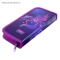 Пенал 1 секция, 90 х 195 х 25 мм, Calligrata "Бабочки неоновые", ламинированный картон Пенал 1 секция, 90 х 195 х 25 мм, Calligrata "Бабочки неоновые", ламинированный картон