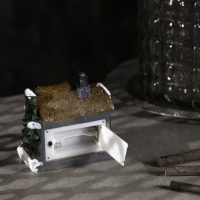 Светодиодная фигура &laquo;Дом&raquo;, керамика, батарейки АААх3 (не в комплекте), свечение мульти