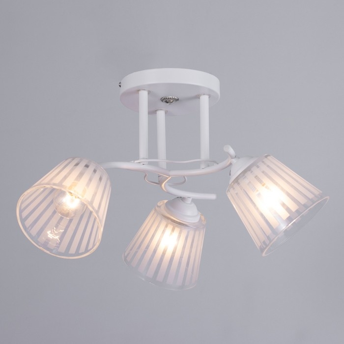 Люстра "Ванесса" 3х60Вт Е27 Белый 45х45х27см