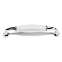 Ручка-скоба CAPPIO RSC012, пластик, м/о 128 мм, цвет хром Ручка-скоба CAPPIO RSC012, пластик, м/о 128 мм, цвет хром