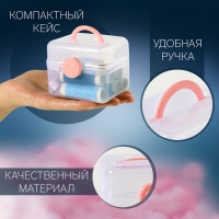 Швейный набор, 31 предмет, в пластиковом контейнере, 7 &times; 8,5 см, цвет МИКС