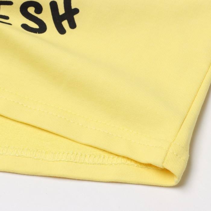 Толстовка для девочек, цвет желтый , рост 110 см