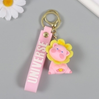 Брелок резина с карабином, ремешком "Свинка в цветочке" цветочек крутится 3,5х4,2х5,5 см Брелок резина с карабином, ремешком "Свинка в цветочке" цветочек крутится 3,5х4,2х5,5 см