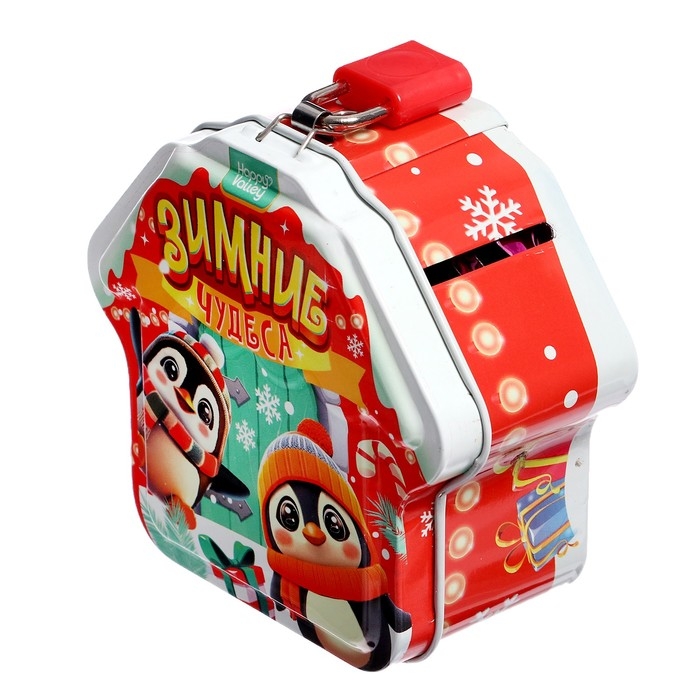 Новый год! Игрушка-сюрприз «Зимние чудеса», 2в1, мялка и бусы, 9 × 9 см Новый год! Игрушка-сюрприз «Зимние чудеса», 2в1, мялка и бусы, 9 × 9 см