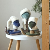 Новый год! Мягкая игрушка «Змей МиШушик», цвет синий, 15 см Новый год! Мягкая игрушка «Змей МиШушик», цвет синий, 15 см