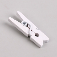 Набор прищепок для декора 50 шт., белые &mdash; 2,5 см