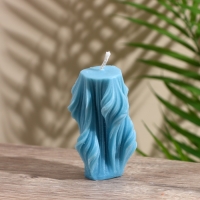 Свеча "Вуаль" 5х5х8 см, соевый воск,микс Свеча "Вуаль" 5х5х8 см, соевый воск,микс