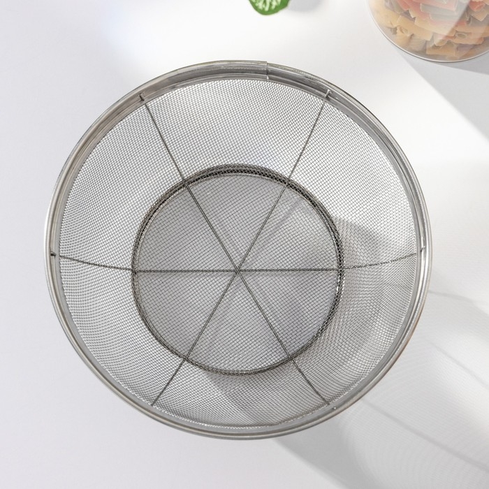 Сито для просеивания Доляна &laquo;Универсал&raquo;, d=21,5 см, цвет серебристый