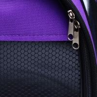 Сумка-переноска с окном "Панорамная", 40 х 25 х 27 см, фиолетовая Сумка-переноска с окном "Панорамная", 40 х 25 х 27 см, фиолетовая