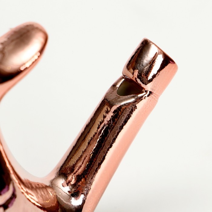 Свистулька керамическая птичка «Розовое золото» Свистулька керамическая птичка «Розовое золото»