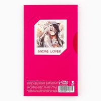 Книжка стикеров &laquo;Аниме девочка с кошкой&raquo;, 5 блоков, 30 л