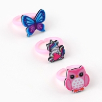 Кольцо 3 шт с тату &laquo;Милой принцессе&raquo; 8 х 12 см