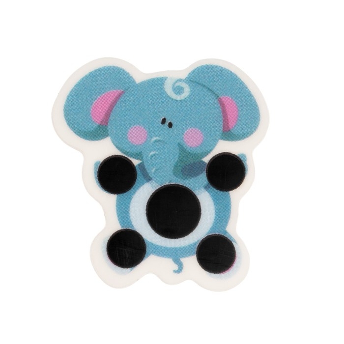 Детский термометр - наклейка налобный  "Слоненок", до 40&deg;, 4,5 х 3 см