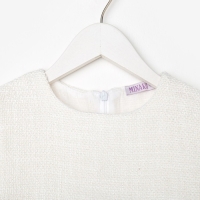 Платье для девочки MINAKU: PartyDress цвет белый, рост 146 Платье для девочки MINAKU: PartyDress цвет белый, рост 146