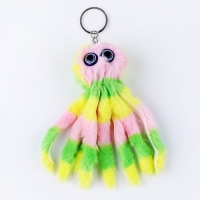 Мягкая игрушка &laquo;Осьминог&raquo;, на брелоке, 11 см, цвета МИКС