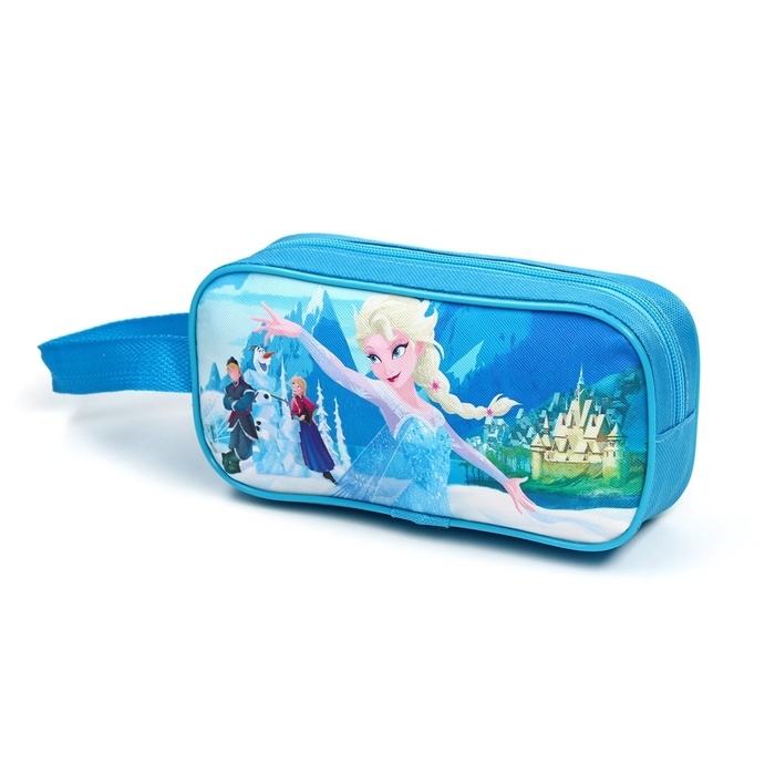 Сумка детская на молнии 22&times;11&times;1,5 см для девочки, косметичка, Холодное сердце