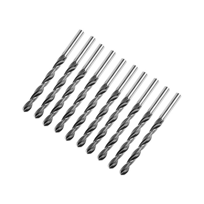 Сверло по металлу ТУНДРА, HSS, цилиндрический хвостовик, 7 х 110 мм, 10 шт.