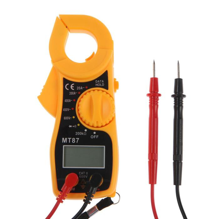 Токовые клещи ТУНДРА, MT 87, ACV/DCV, ACA, 200K&Omega;, прозвон
