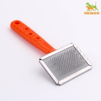 Пуходерка "Лапки" малая без капель, 6 х 12 см, оранжевая Пуходерка "Лапки" малая без капель, 6 х 12 см, оранжевая