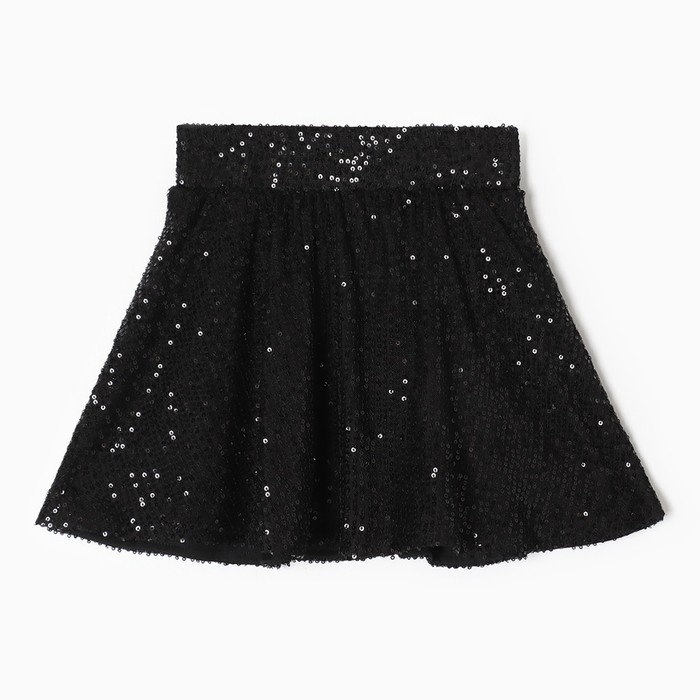 Юбка из пайеток KAFTAN размер 30 (98-104 см), черный