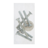 Петля для пластиковой двери, до 120 кг, белая