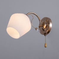 Бра "Ариель" 1х40Вт E27 белый-золото 18х15х18 см. Бра "Ариель" 1х40Вт E27 белый-золото 18х15х18 см.