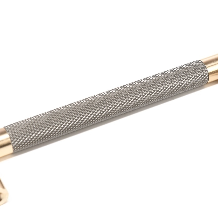 Ручка-рейлинг CAPPIO CRYSTAL, м/о 128 мм, цвет золото/серый