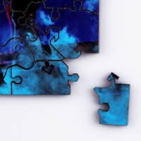 Пазл деревянный фигурный &laquo;Город будущего&raquo;, 132 элементов