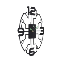 Часы настенные из металла "Микросхема", бесшумные, d-40 см, светящиеся, АА Часы настенные из металла "Микросхема", бесшумные, d-40 см, светящиеся, АА