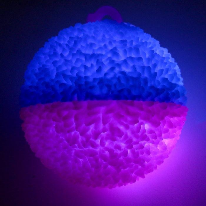 Мяч детский резиновый ёжка световой &laquo;Кошка&raquo;, цвета МИКС , в шоубоксе