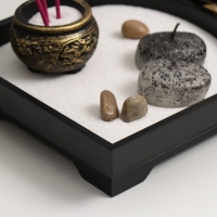 Сад Дзен "Бронзовый Будда" песок+аромапалочки+камни 22х15х12,5 см Сад Дзен "Бронзовый Будда" песок+аромапалочки+камни 22х15х12,5 см