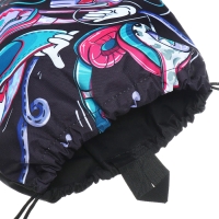 Мешок для обуви 480 х 360 мм, Феникс, сублимация, светоотражающая полоса, "Будь в ударе"