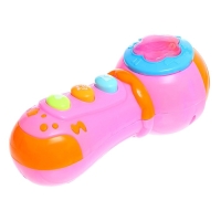 Музыкальная игрушка &laquo;Микрофон&raquo;, свет, звук, МИКС