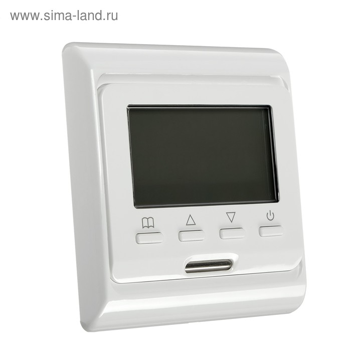 Терморегулятор RTC E 51.716, электронный, 16 А, 3500 Вт, датчик пола и воздуха Терморегулятор RTC E 51.716, электронный, 16 А, 3500 Вт, датчик пола и воздуха