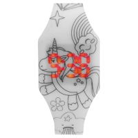 Часы наручные электронные, детские, "Единорог", ремешок l-23.5 см Часы наручные электронные, детские, "Единорог", ремешок l-23.5 см