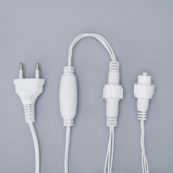 Гирлянда «Нить» 10 м, IP44, УМС, белая нить, 100 LED, свечение красное, 220 В Гирлянда «Нить» 10 м, IP44, УМС, белая нить, 100 LED, свечение красное, 220 В