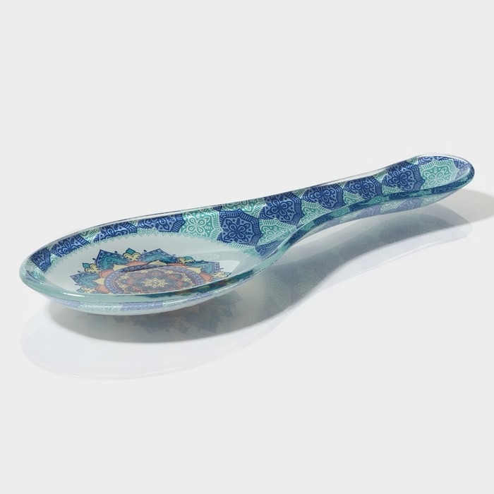 Подставка стеклянная под ложку Доляна &laquo;Анха&raquo;, 21,5&times;7,7 см