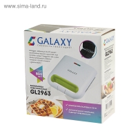 Электровафельница Galaxy GL 2963, 800 Вт, венские вафли, антипригарное покрытие, белая Электровафельница Galaxy GL 2963, 800 Вт, венские вафли, антипригарное покрытие, белая