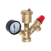 Группа безопасности AQUALINK, для котлов отопления, 1", 3 бар, компакт Группа безопасности AQUALINK, для котлов отопления, 1", 3 бар, компакт