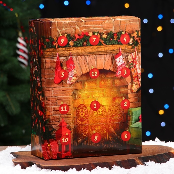 Чайный адвент-календарь "Новогодний очаг", 215 г, Новый год