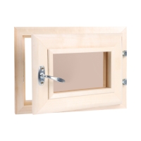 Окно, 30&times;40см, двойное стекло ЛИПА, бронза