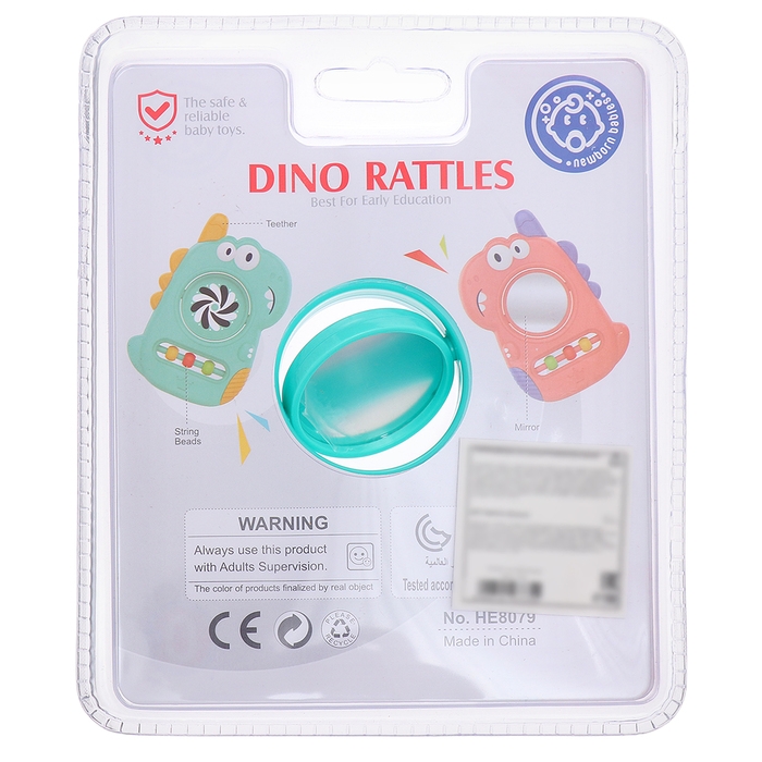 Развивающая игрушка для малышей &laquo;Дино&raquo;, с прорезывателем для зубов, МИКС