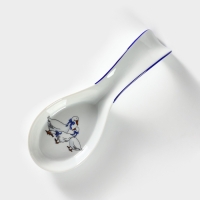 Подставка под ложку фарфоровая &laquo;Гуси&raquo;, 20 см, МИКС