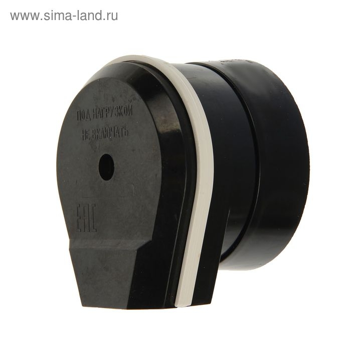 Разъем для плиты Smartbuy РШ-ВШ, 2P+PE, ОУ, 32 А, 250 В, карболит, черный