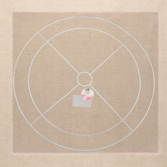 Основа для плетения торшера &laquo;Круг&raquo;, металлическая, d = 40/50 см, цвет белый