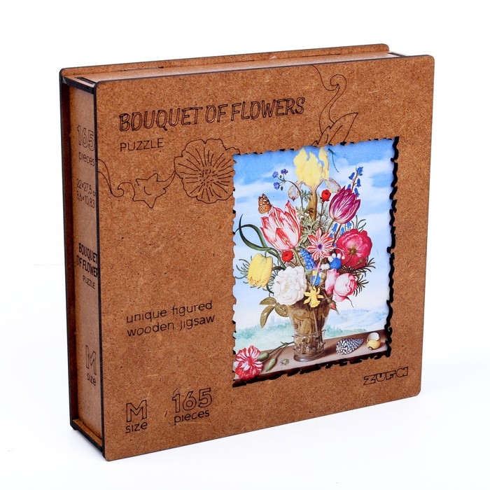 Пазл фигурный &laquo;Букет&raquo; М