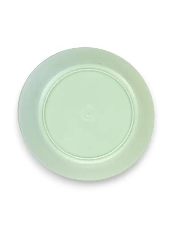 Горшок для цветов с поддоном 0,8 л d14 см h8 см "Фиалочка" зеленый