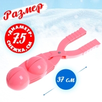 Набор для игры со снегом и песком «Забава», 4 предмета, цвета МИКС Набор для игры со снегом и песком «Забава», 4 предмета, цвета МИКС